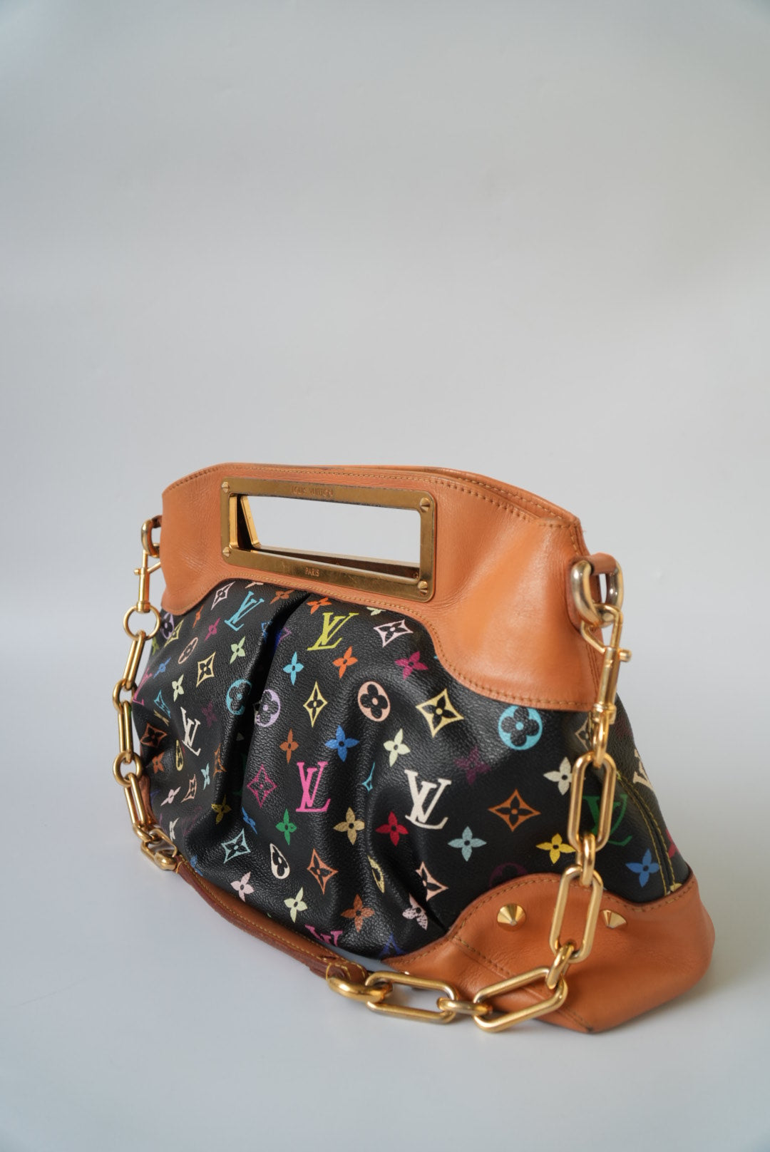 Louis Vuitton Murakami Monogram Multicolore Judy MM Satchel