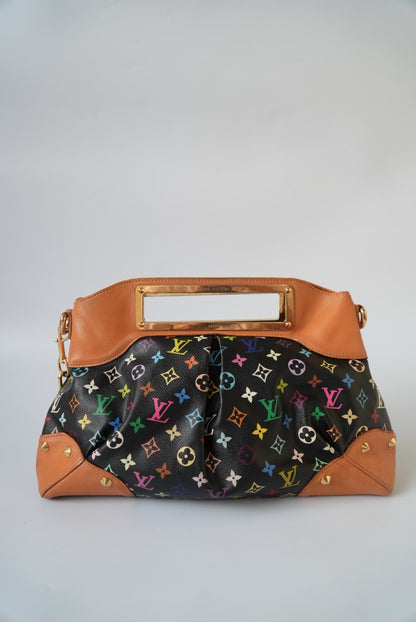 Louis Vuitton Murakami Monogram Multicolore Judy MM Satchel