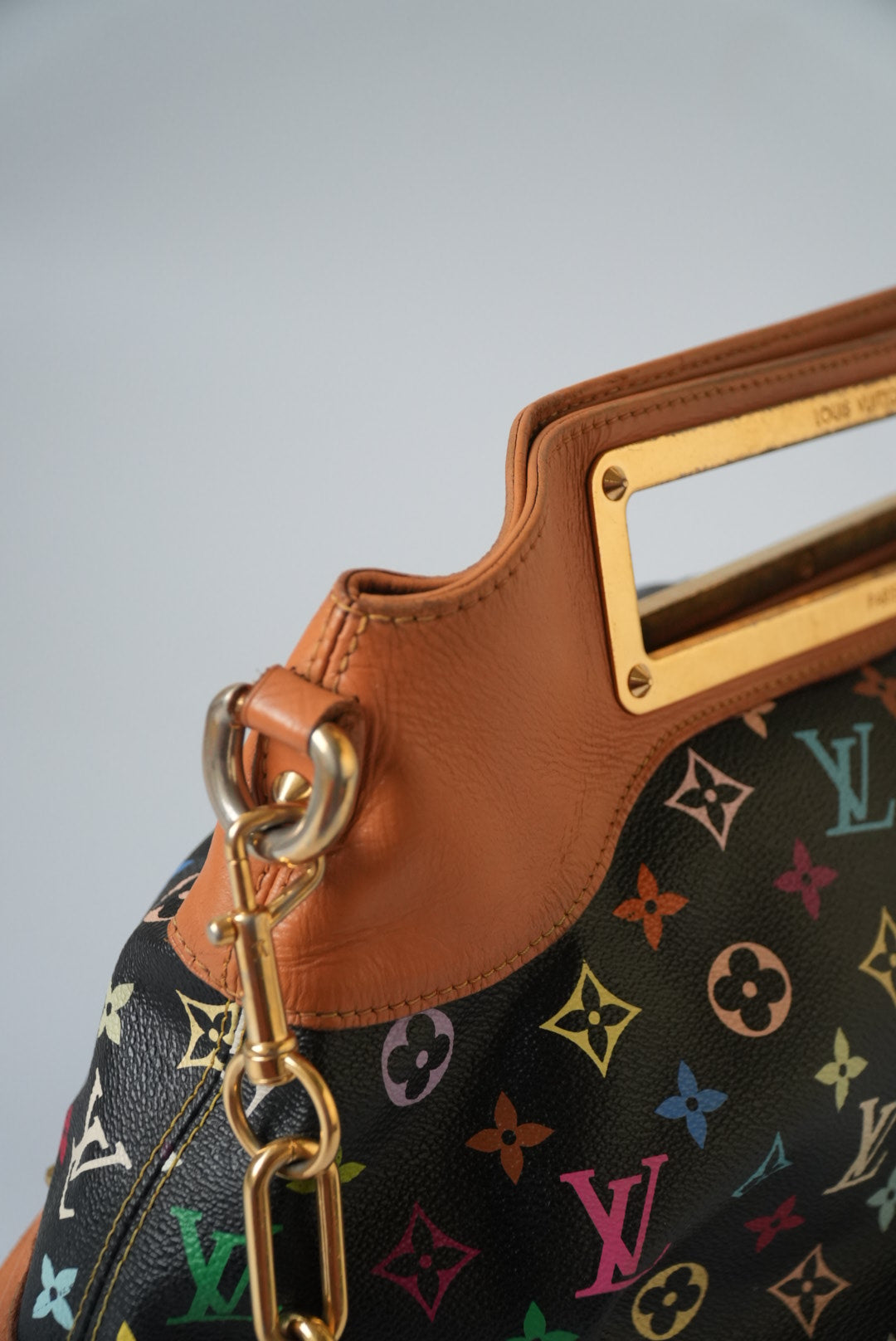 Louis Vuitton Murakami Monogram Multicolore Judy MM Satchel