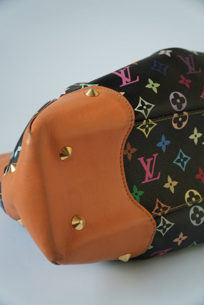 Louis Vuitton Murakami Monogram Multicolore Judy MM Satchel