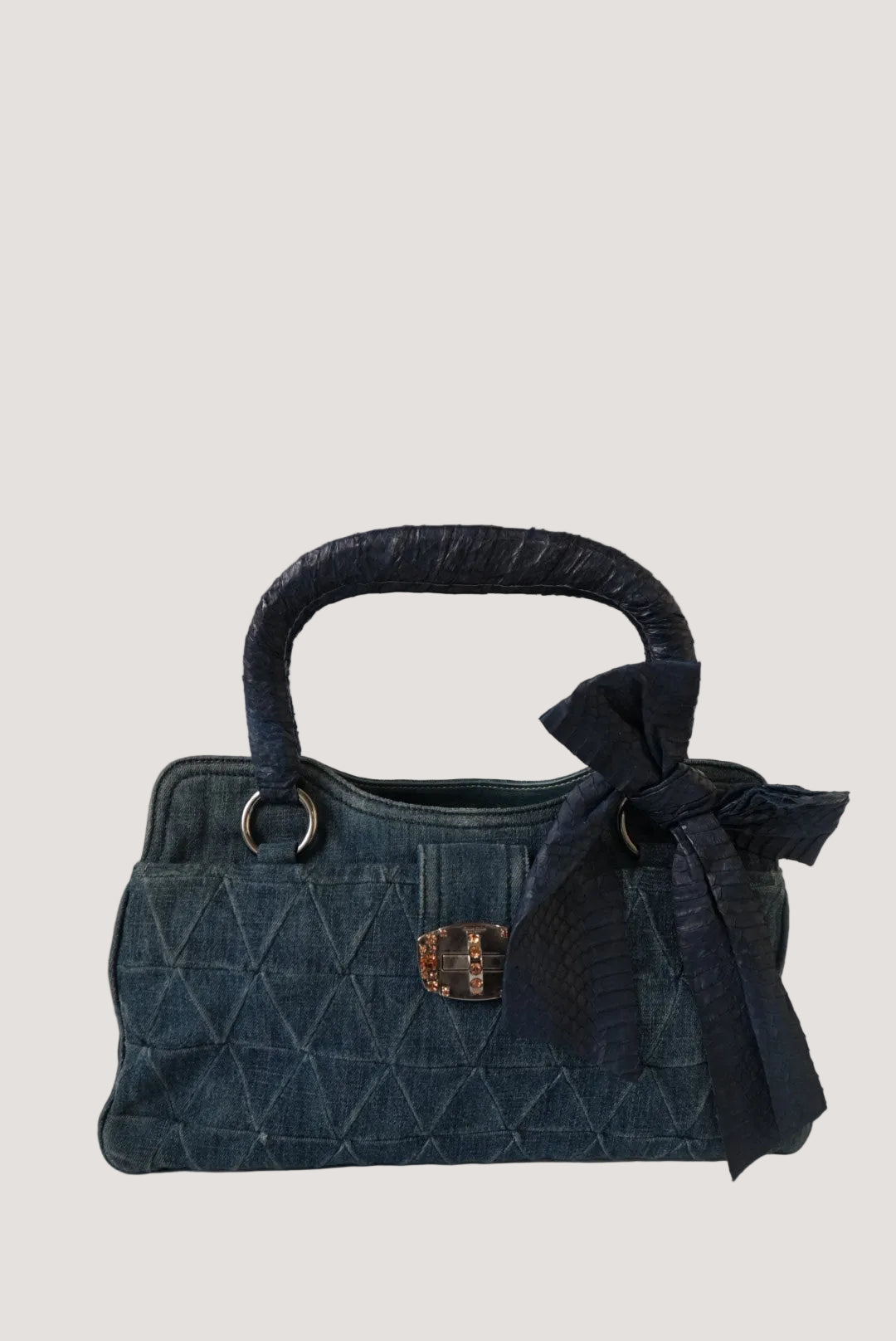 Miu Miu Denim Handle Bag