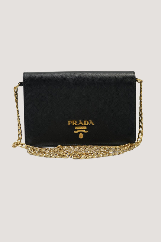 Prada Saffiano Leather Shoulder Bag