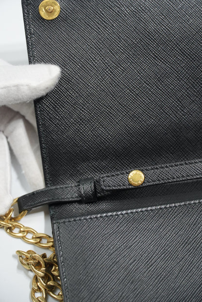 Prada Saffiano Leather Shoulder Bag