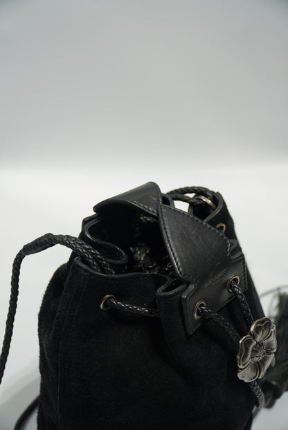 Saint Laurent Anja Suede Shoulder Bag