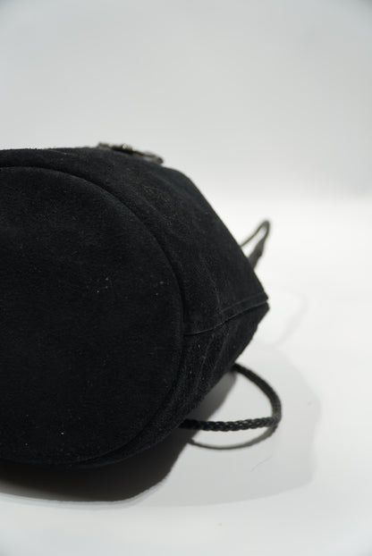 Saint Laurent Anja Suede Shoulder Bag