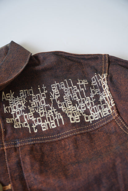 Beauty Beast 1998 Orange Denim Jacket