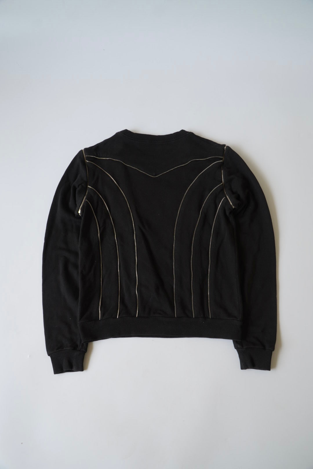 Saint Laurent Black Sweater Zip Design