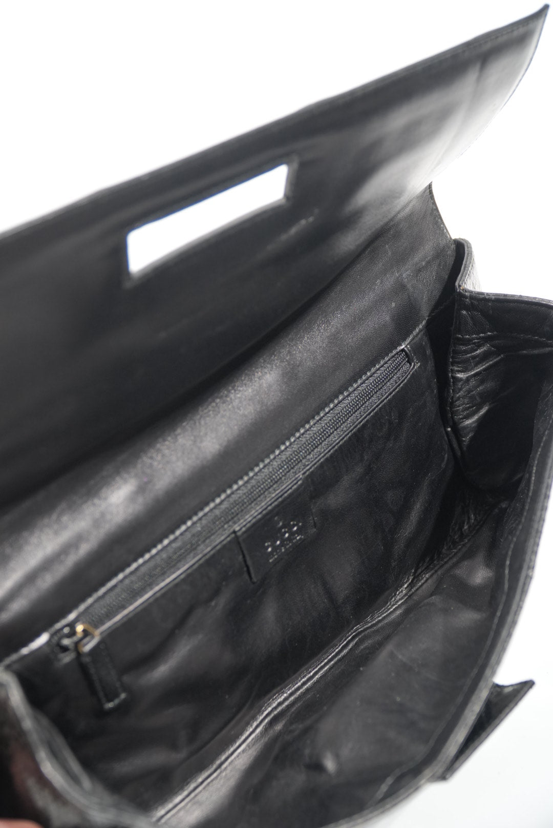 Gucci by Tom Ford Black Python Bamboo Top Handle Bag