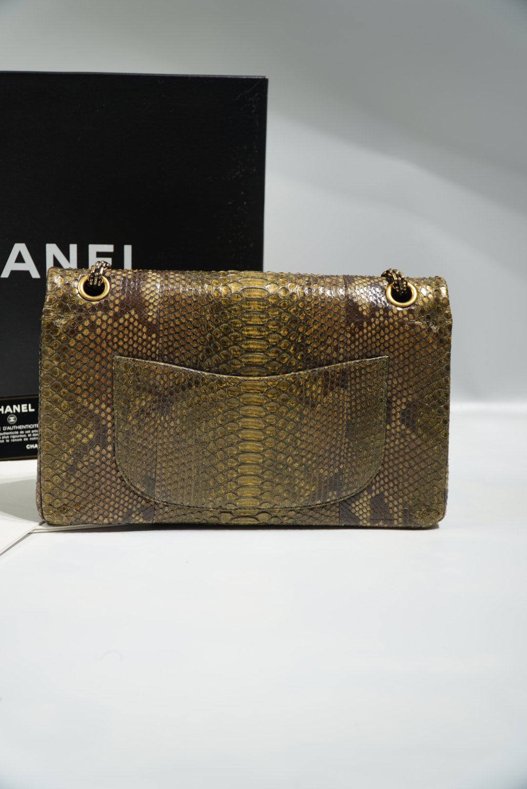 Chanel Limited Gold Python 226 Classic Reissue 2.55 Flap Bag