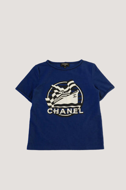 Chanel 19C Cruise La Pusa Blue T-Shirt
