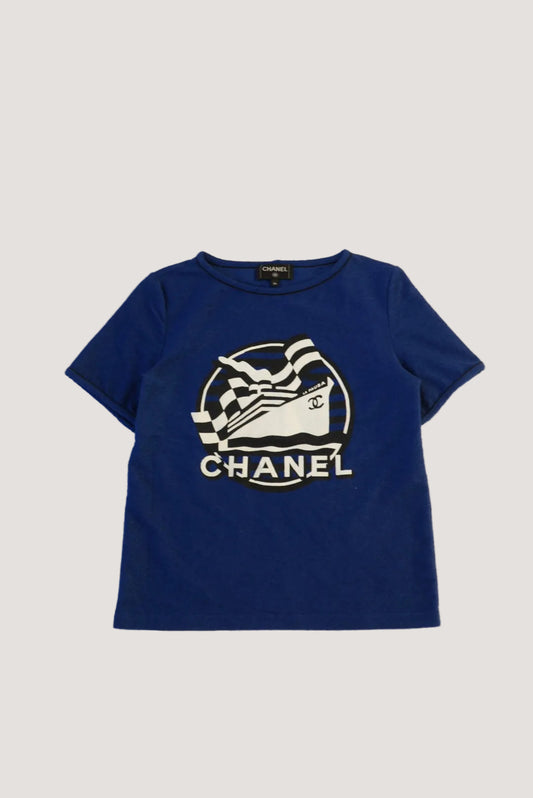 Chanel 19C Cruise La Pusa Blue T-Shirt