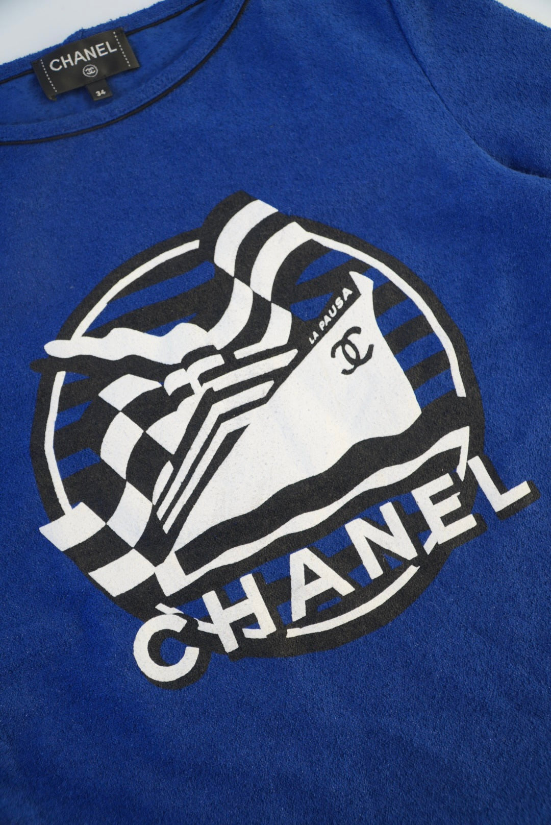 Chanel 19C Cruise La Pusa Blue T-Shirt
