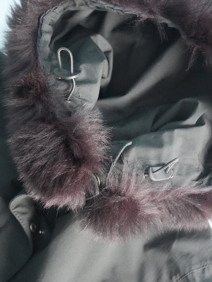 Prada Sport Fur Jacket & Prada FW1999 Crossbody Bag Soft Fur