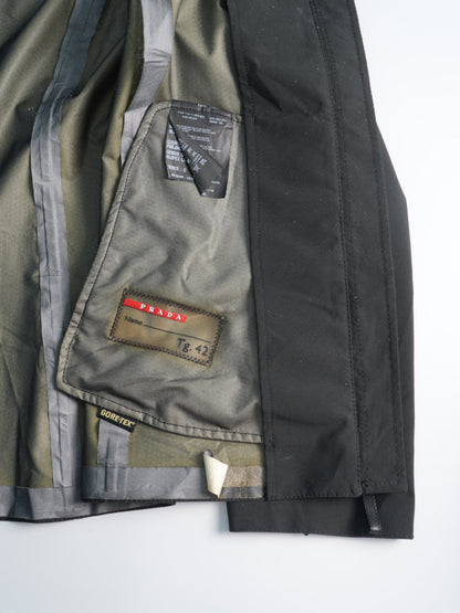Prada Sport Fur Jacket & Prada FW1999 Crossbody Bag Soft Fur
