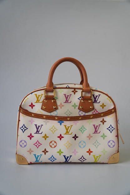 Louis Vuitton Murakami White Monogram Multicolor Trouville