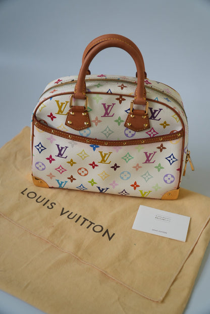 Louis Vuitton Murakami White Monogram Multicolor Trouville