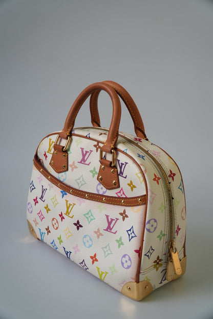 Louis Vuitton Murakami White Monogram Multicolor Trouville