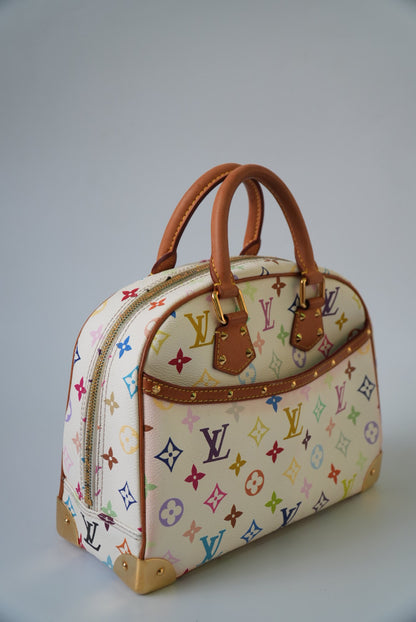 Louis Vuitton Murakami White Monogram Multicolor Trouville