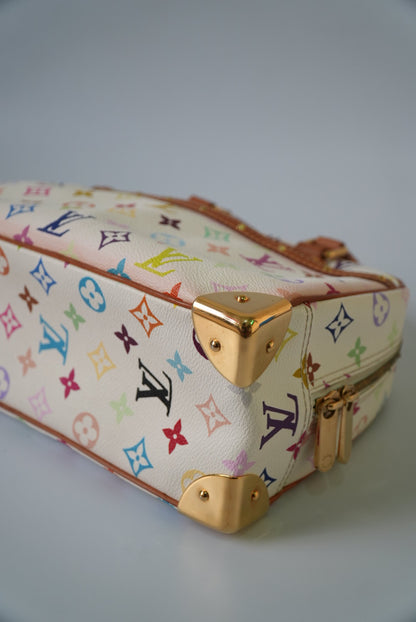 Louis Vuitton Murakami White Monogram Multicolor Trouville