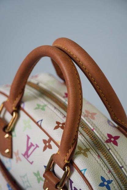 Louis Vuitton Murakami White Monogram Multicolor Trouville