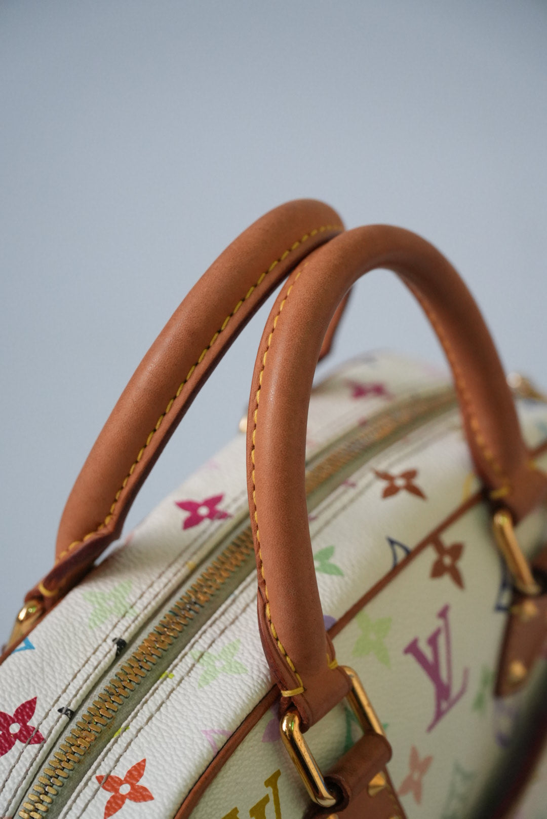 Louis Vuitton Murakami White Monogram Multicolor Trouville