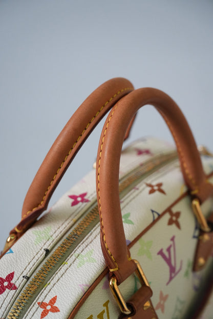Louis Vuitton Murakami White Monogram Multicolor Trouville