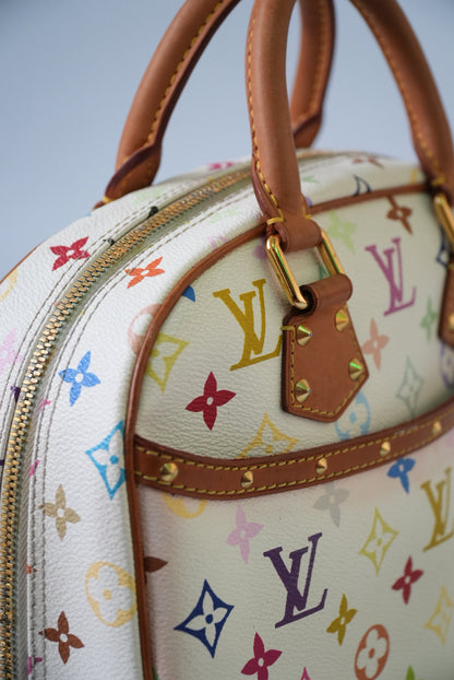 Louis Vuitton Murakami White Monogram Multicolor Trouville