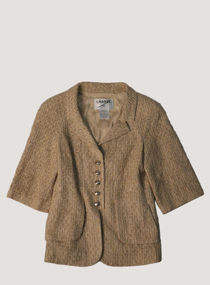 Chanel Beige Tweed Jacket