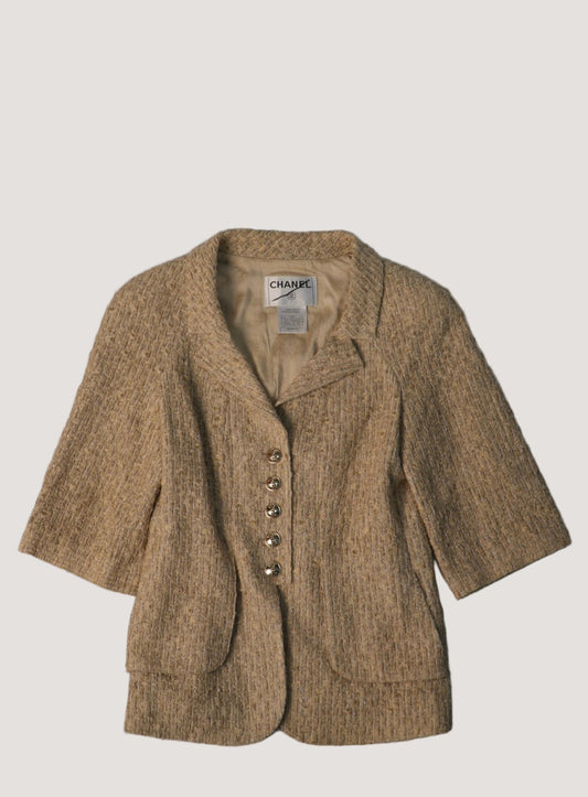 Chanel Beige Tweed Jacket