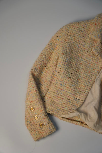 Chanel Boutique La Petite Veste Noire Tweed Jacket
