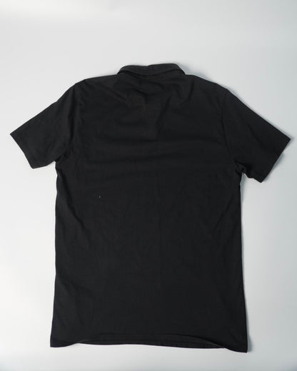 Chrome Hearts Silver Button Tonal Plus Cross Logo Polo Shirt