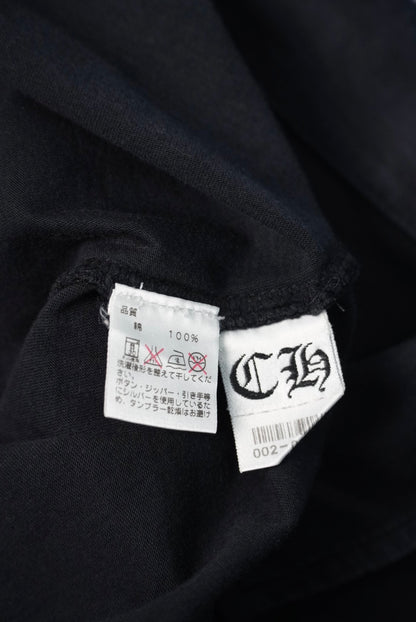 Chrome Hearts Silver Button Tonal Horseshoe Logo Polo Shirt