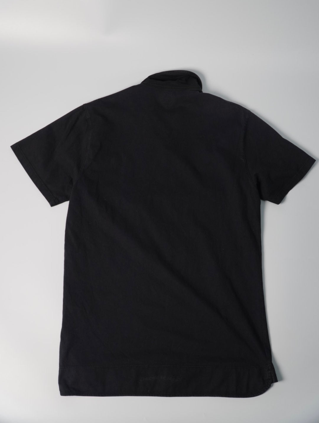 Chrome Hearts Silver Button Tonal Horseshoe Logo Polo Shirt