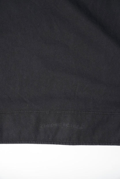 Chrome Hearts Silver Button Tonal Horseshoe Logo Polo Shirt