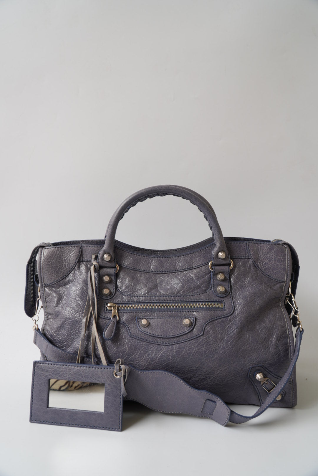 2000’s Purple Gray Balenciaga Giant 21 City Bag