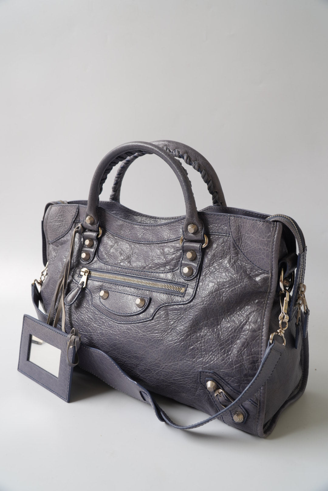 2000’s Purple Gray Balenciaga Giant 21 City Bag
