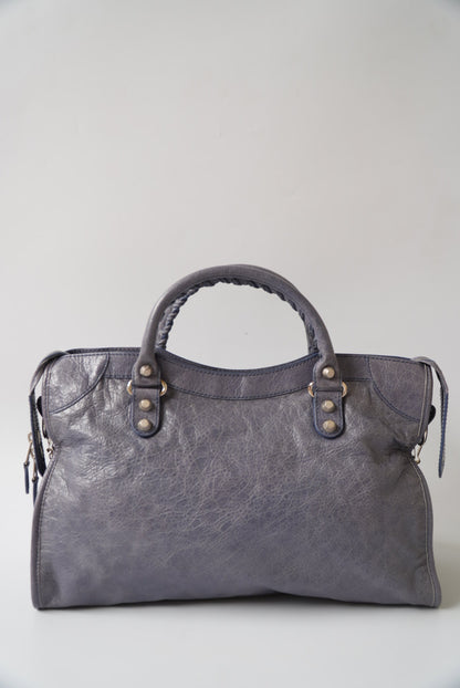 2000’s Purple Gray Balenciaga Giant 21 City Bag