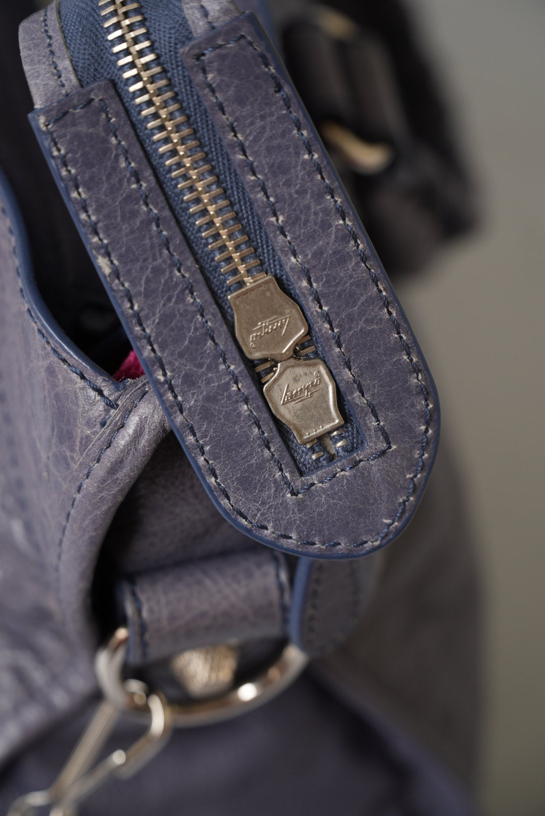 2000’s Purple Gray Balenciaga Giant 21 City Bag