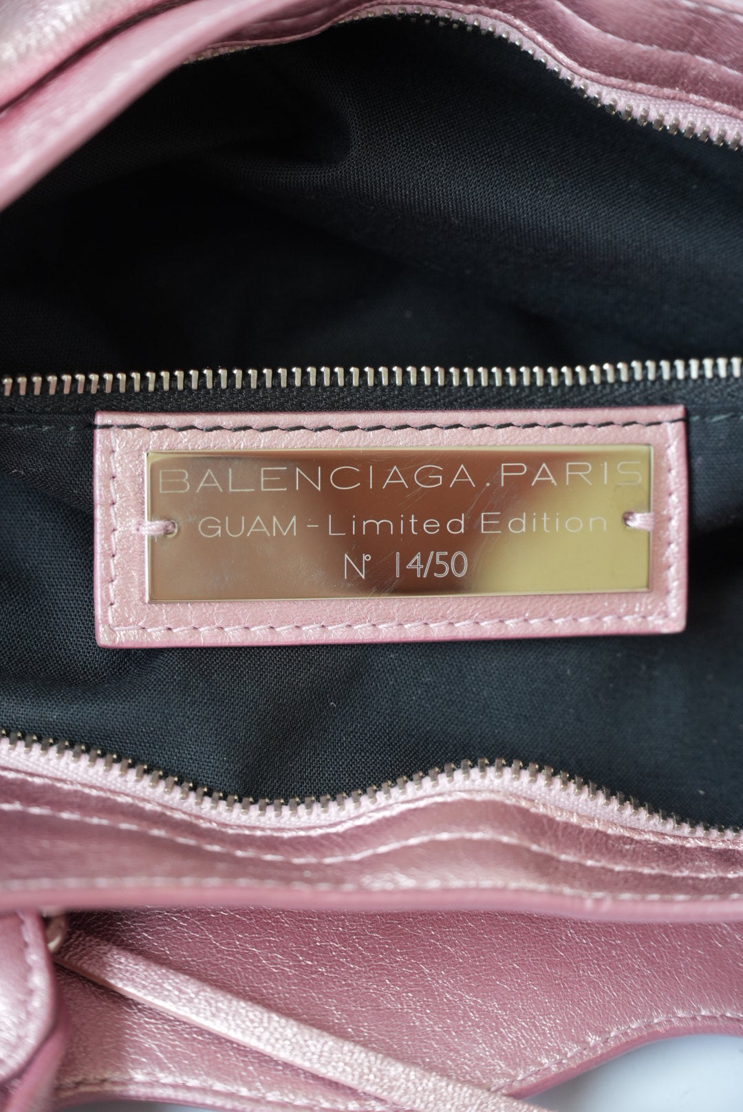 Balenciaga GUAM LimitedEdition 14/50 Metallic Pale Rose City