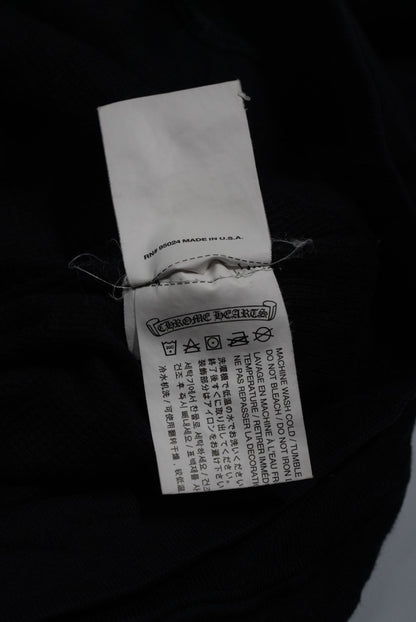 Chrome Hearts Floral Cross Horseshoe Zip Hooide