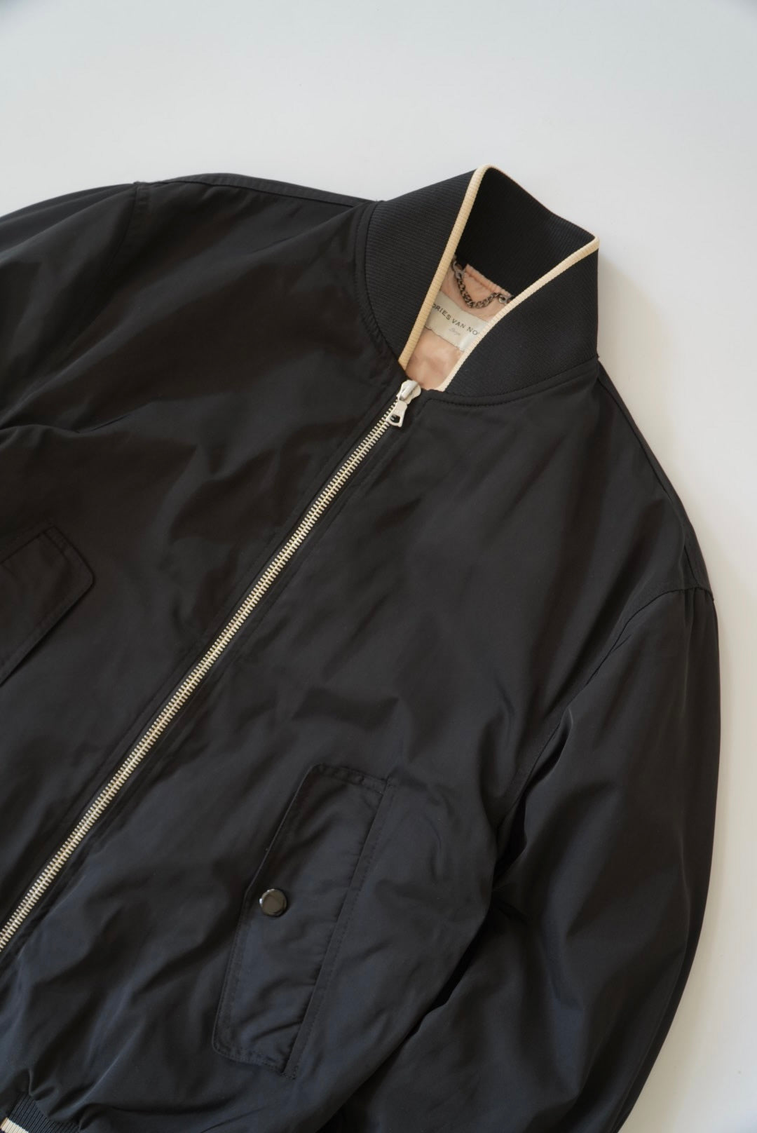 Dries Van Noten Vellow Bomber Jacket (Waterrepellent Taft)