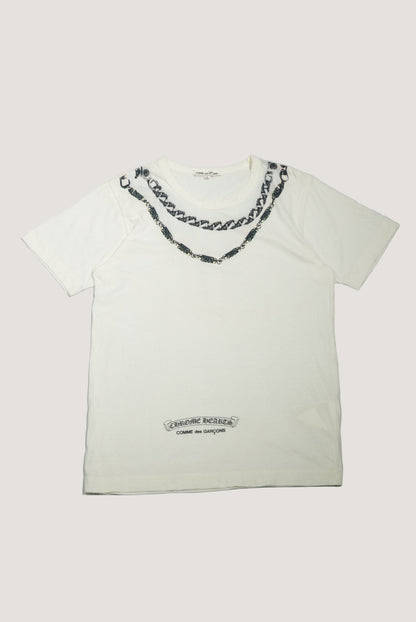 Comme des Garcons x Chrome Hearts Cross Chain Necklace Tee