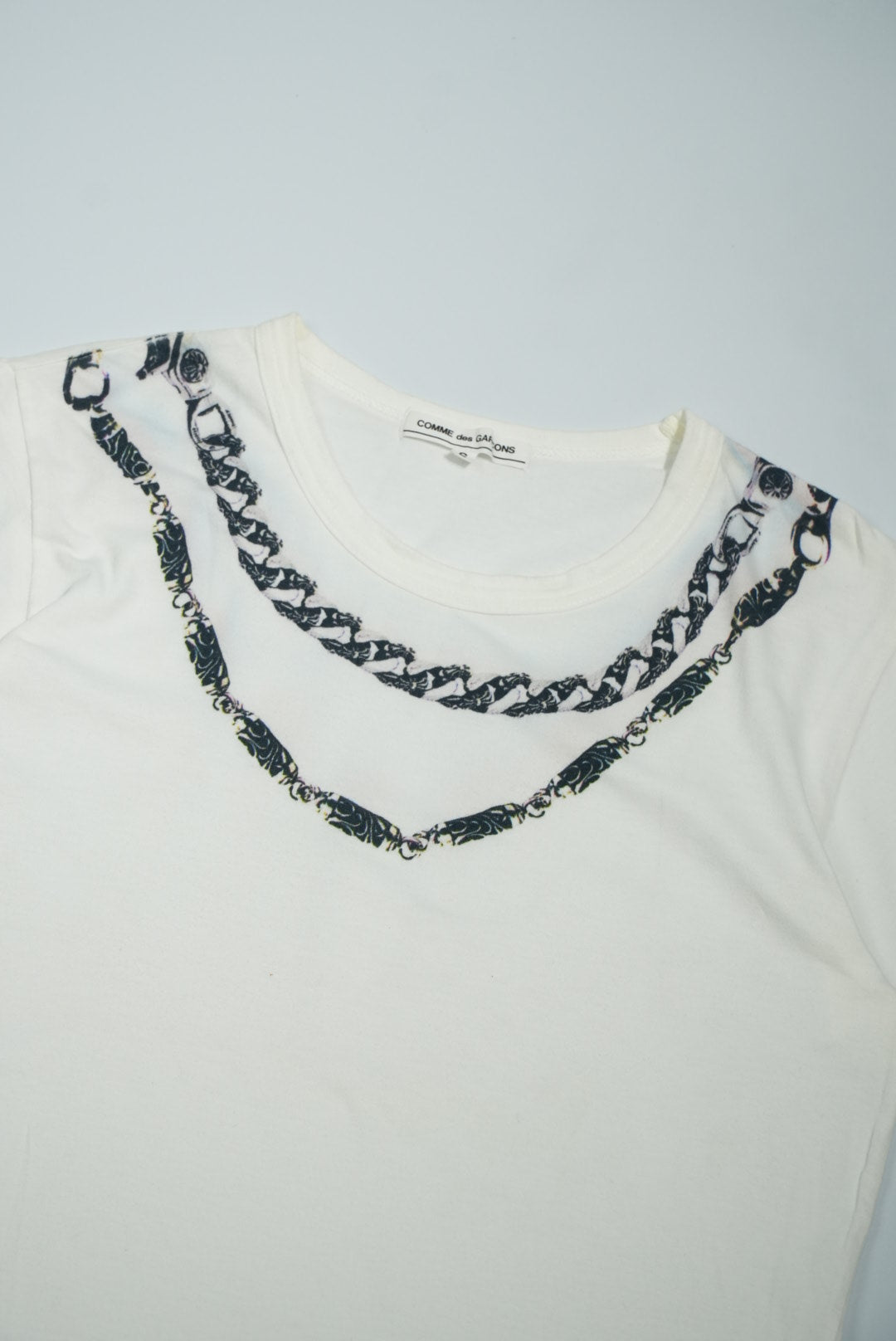 Comme des Garcons x Chrome Hearts Cross Chain Necklace Tee