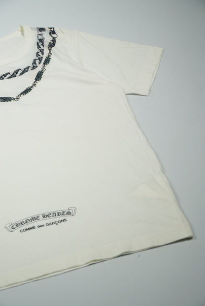 Comme des Garcons x Chrome Hearts Cross Chain Necklace Tee