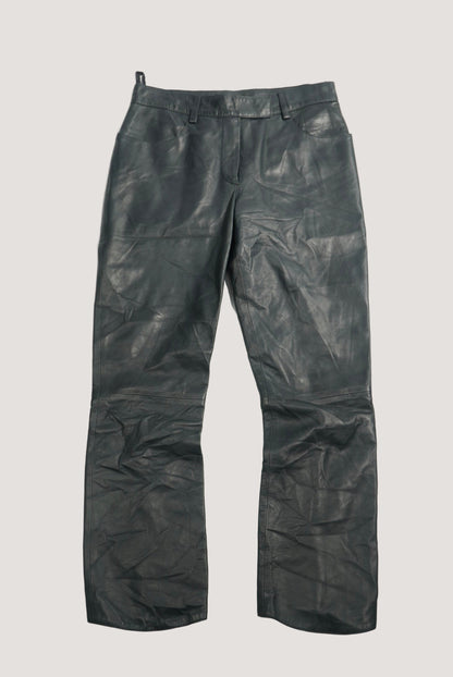 Prada 90s Black Leather Pants