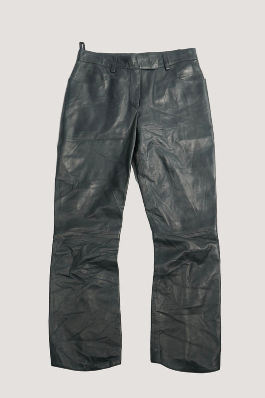 Prada 90s Black Leather Pants