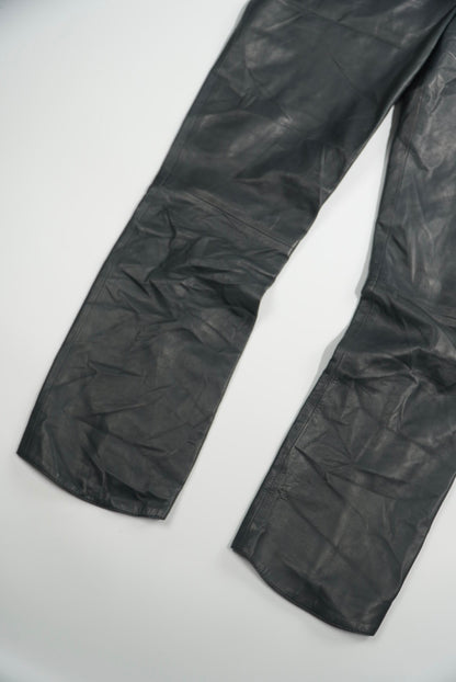 Prada 90s Black Leather Pants
