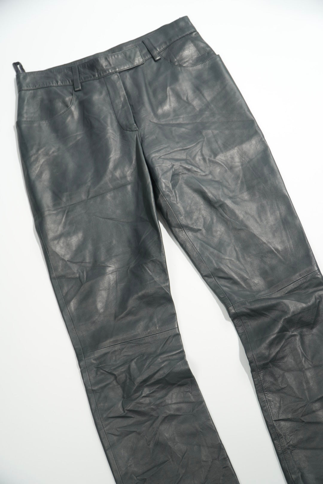 Prada 90s Black Leather Pants