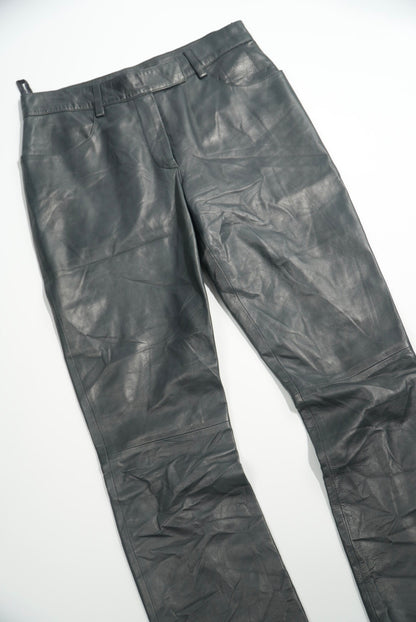 Prada 90s Black Leather Pants
