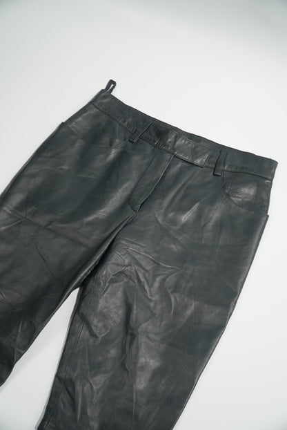 Prada 90s Black Leather Pants